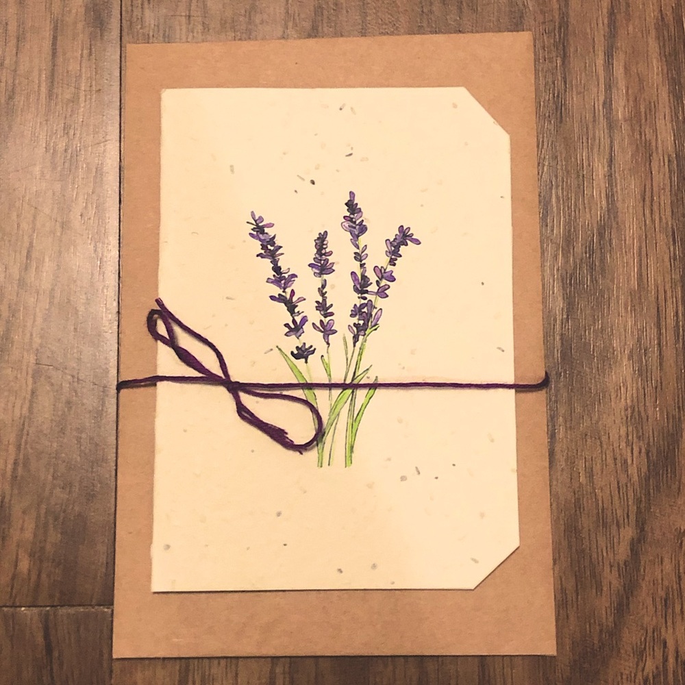 Lavender Plantable Greeting Cards